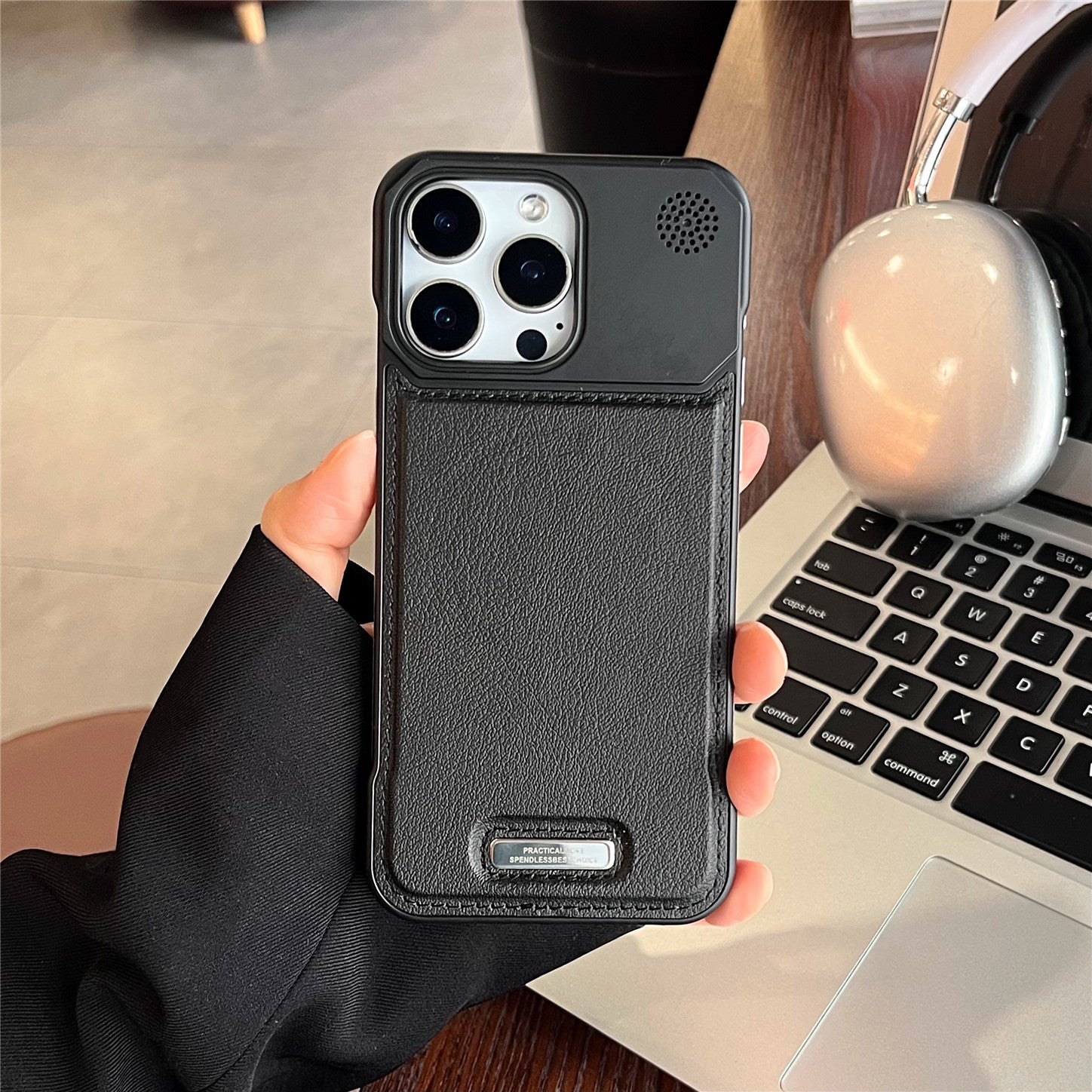 Aromatherapy Leather Magnetic Phone Case 17 High-grade Frameless Hard Protective Case