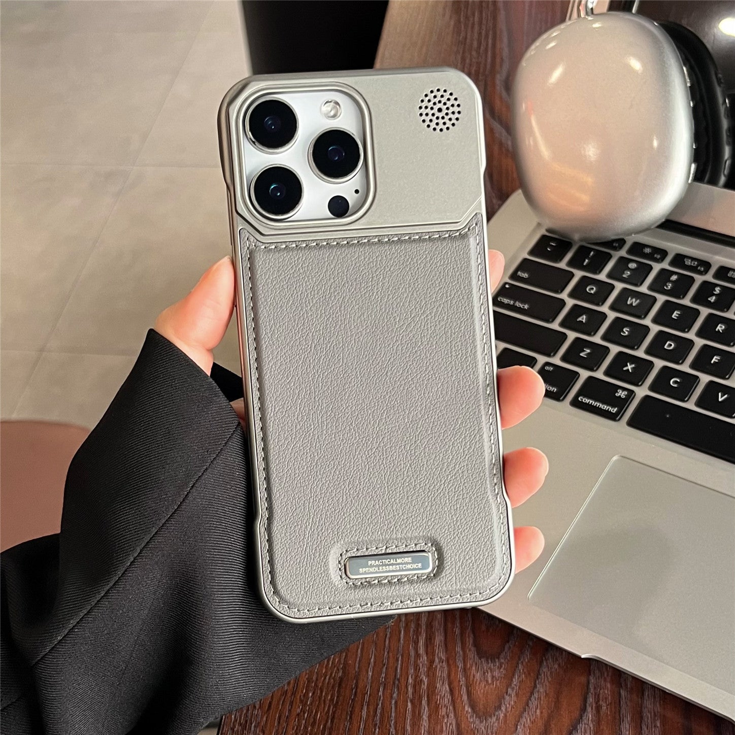 Aromatherapy Leather Magnetic Phone Case 17 High-grade Frameless Hard Protective Case