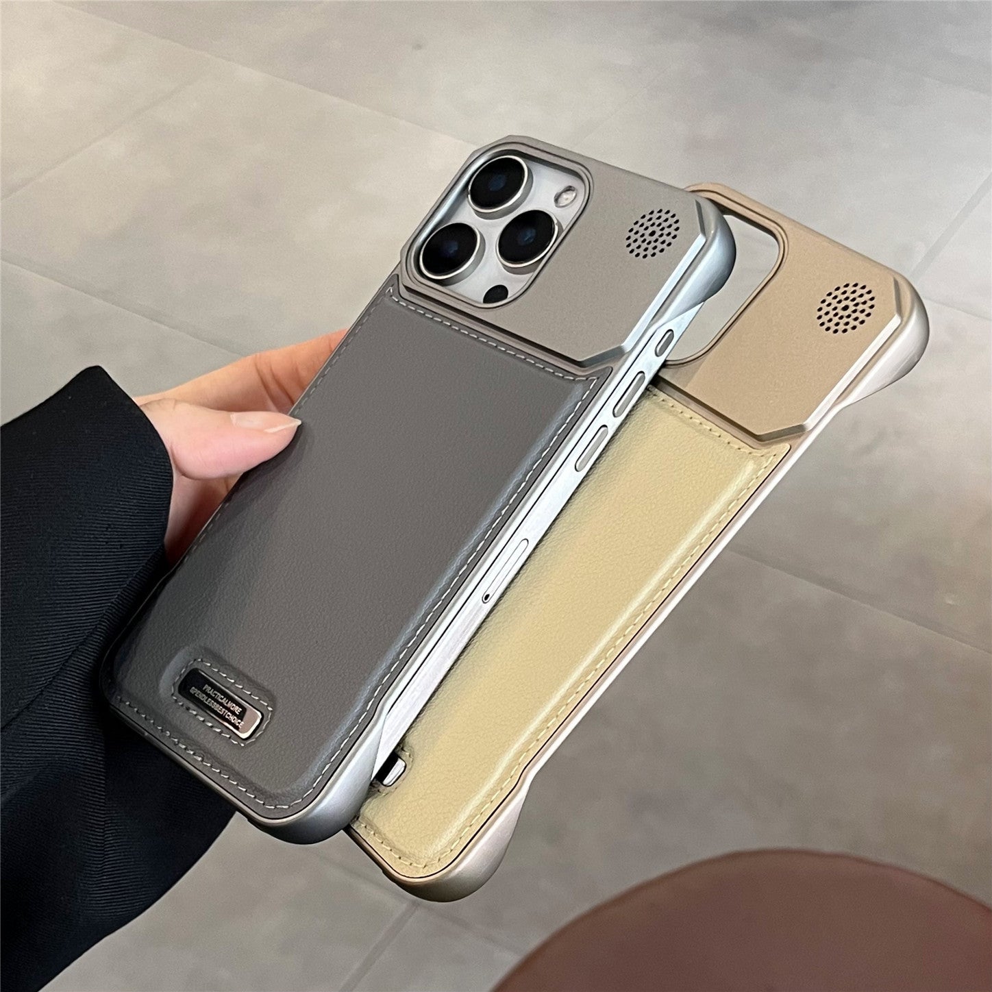 Aromatherapy Leather Magnetic Phone Case 17 High-grade Frameless Hard Protective Case